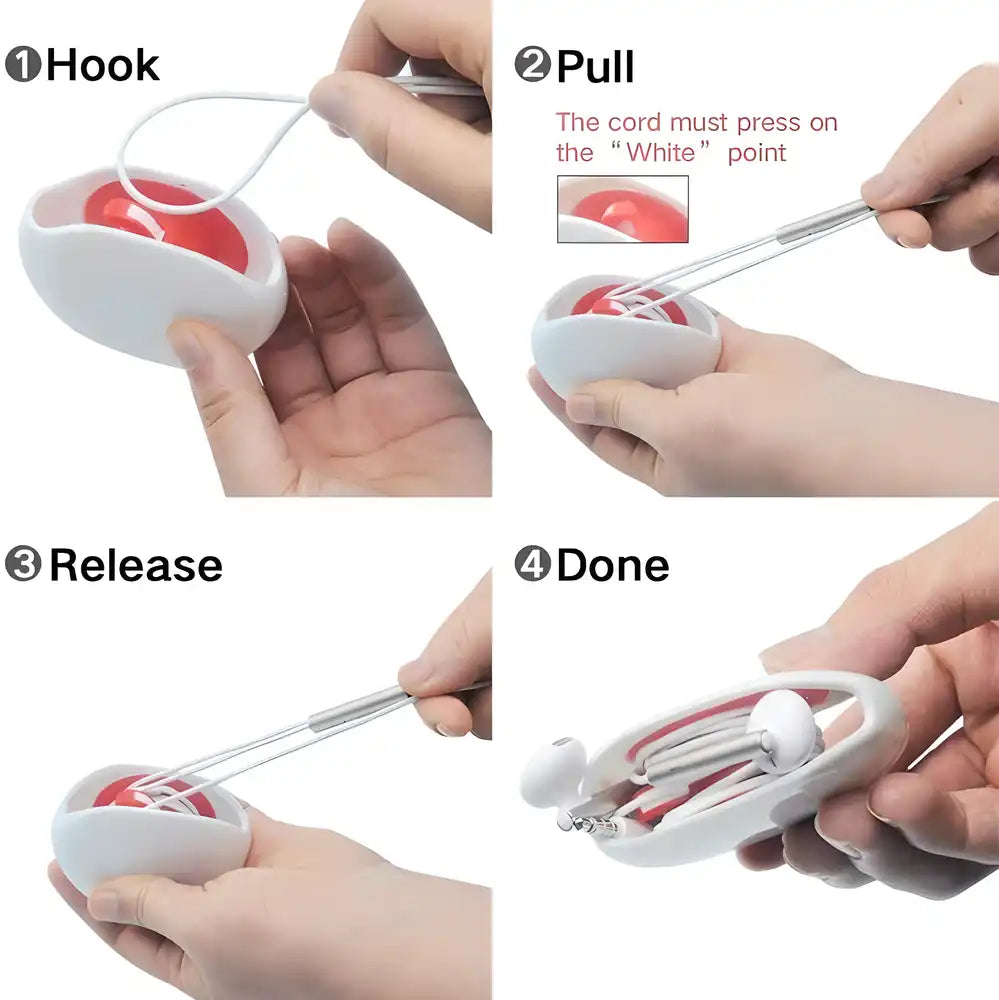 /Headphone Cable Storage Organizer