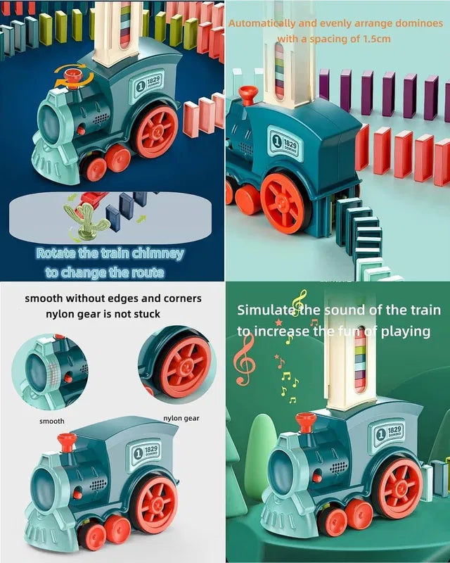 Train Toy Domino Set